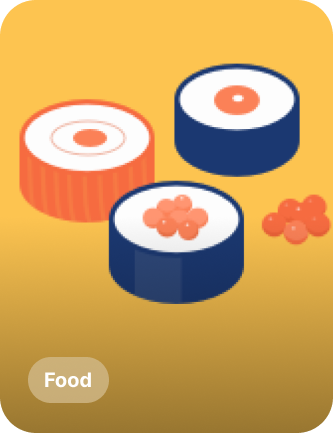 lessoncard-food AI西班牙语课程 - 食物